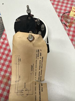 Termometro  Industriale Smiths Vintage Anni 70-80