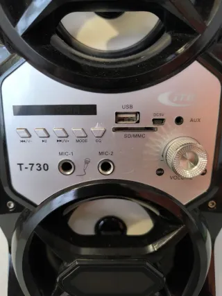 Altavoz Bluetooth T-730 Negro