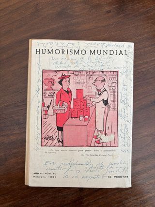 Libro revista humorismo mundial 1956