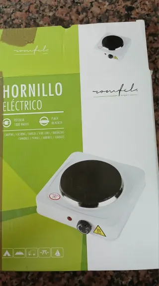 Hornillo Eléctrico Blanco