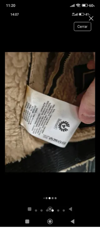 Cazadora Belstaff marrón chocolate Talla XL