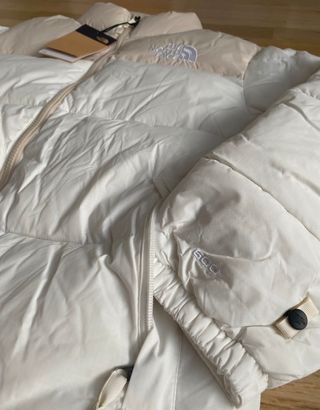 Premium Puffer Jacket in Cream White – Warm