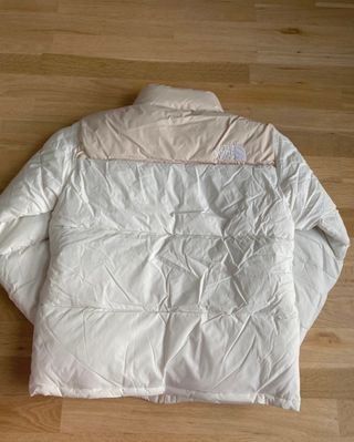 Premium Puffer Jacket in Cream White – Warm