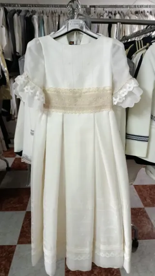 Traje Comunión Blanco/Plata Talla Única