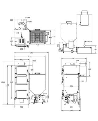 Caldera BOILER 34 policombustible Nueva MAD2001