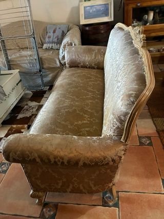 Sofá Tresillo Antiguo Estilo  Francés