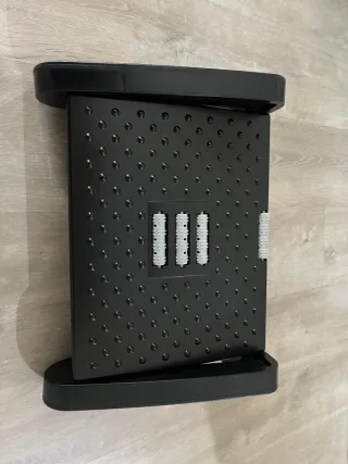 NUEVO Reposapiés Oficina Ajustable Negro