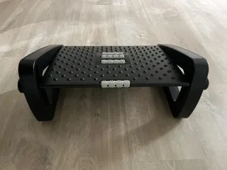 NUEVO Reposapiés Oficina Ajustable Negro