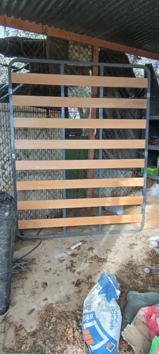 Somier 150x190 Metal y Madera
