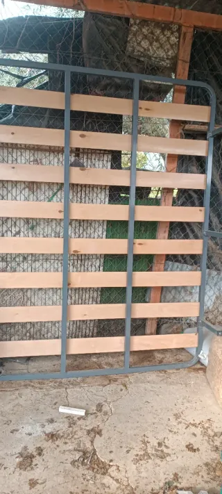 Somier 150x190 Metal y Madera