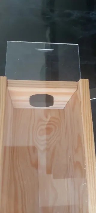 Caja de madera  con tapa