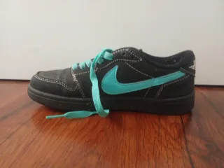 Zapatillas Nike Travis Scott Niño Negro/Turquesa