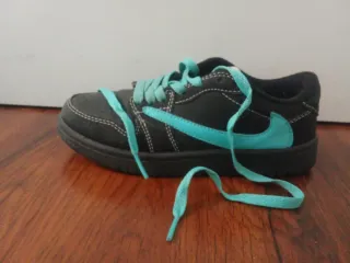 Zapatillas Nike Travis Scott Niño Negro/Turquesa