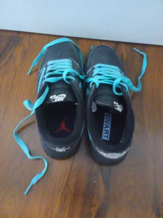 Zapatillas Nike Travis Scott Niño Negro/Turquesa