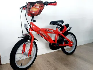 Bicicleta Infantil Disney Cars Roja