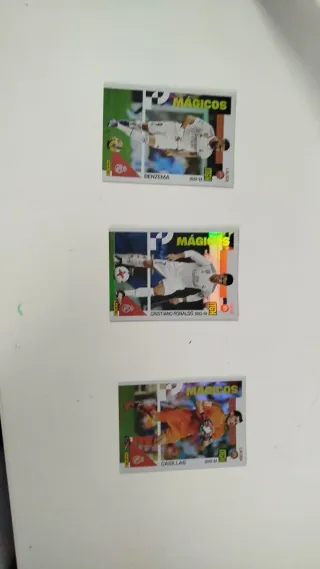 Lote 3 cromos La Liga Mágicos