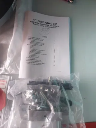 Motor Puerta Garaje Kit 800 Teto. Sin guía