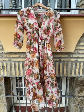 Vestido estampado floral talla 34