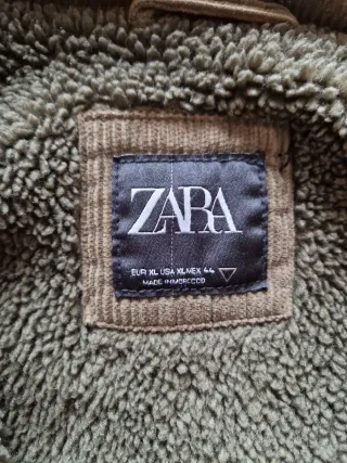 Cazadora Zara hombre marrón pana
