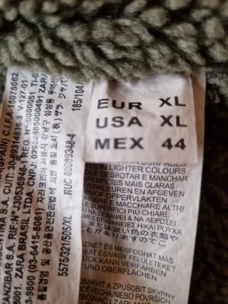 Cazadora Zara hombre marrón pana