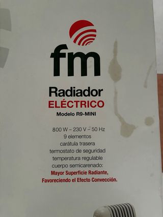 Radiador Eléctrico FM R9-MINI
