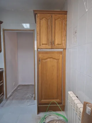 Mueble Cocina con Nevera Zanussi