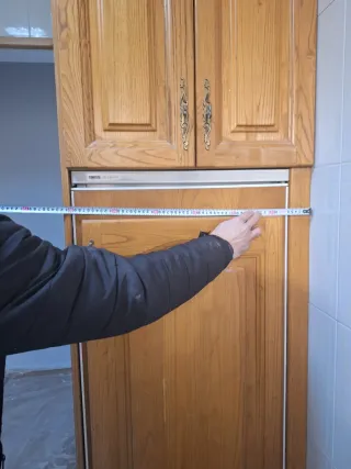 Mueble Cocina con Nevera Zanussi