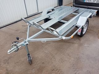 NUEVO: Remolque portamotos 3 carriles