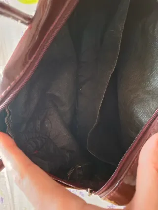 Borsetta lucida vintage anni 90