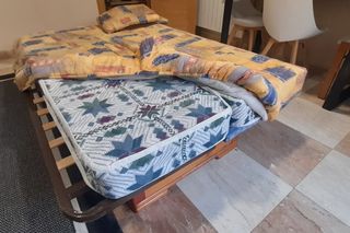 Sofá Cama Tela Multicolor