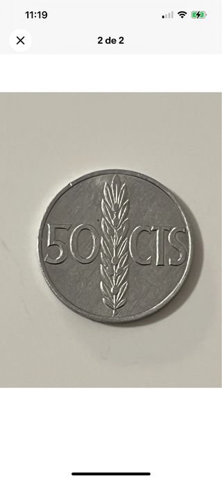 Moneda Española 50 Cts 1966