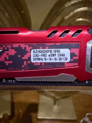 RAM Crucial Ballistix Sport DDR4 16GB 2400MHz