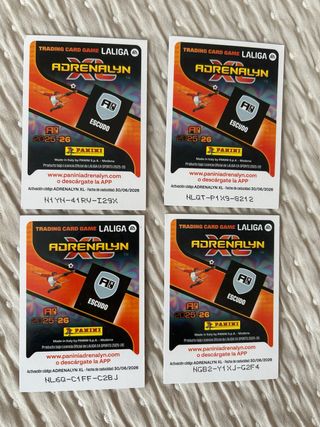 Cartas Adrenalyn XL 2026