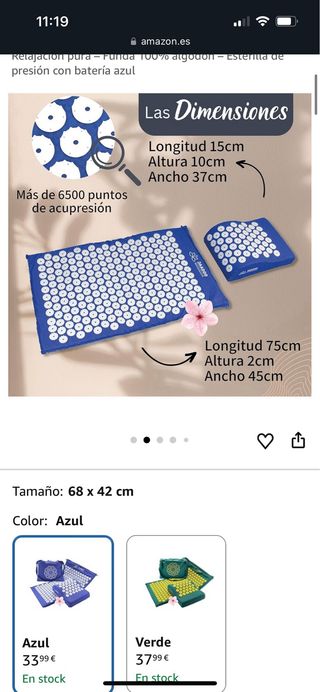 Set Acupresión Jadoo Azul