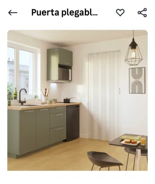 Puerta Plegable Artens Leroy Merlin 85x205 NUEVA