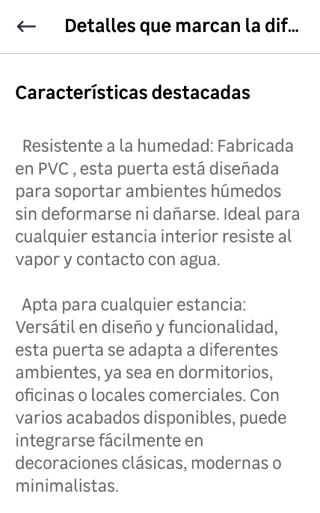 Puerta Plegable Artens Leroy Merlin 85x205 NUEVA