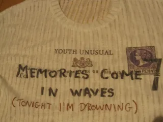 Memories comes in waves camiseta manga larga