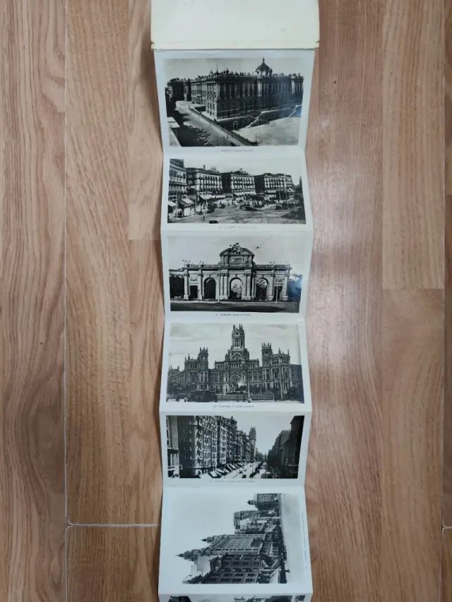 Bloc Postal Madrid Antiguo años 20.