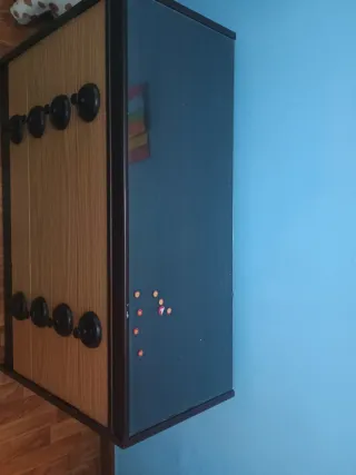 Cómoda de madera con 3 cajones