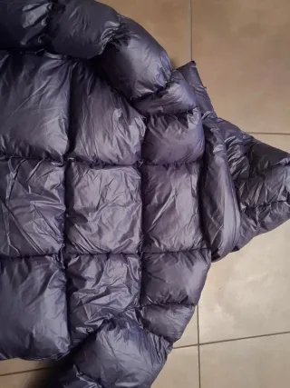 Piumino donna grigio taglia S