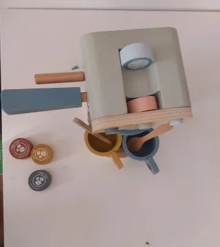 Cafetera de cápsulas Juguete de Madera