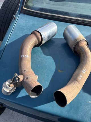 Colas de Escape BMW X5 35i con valvula