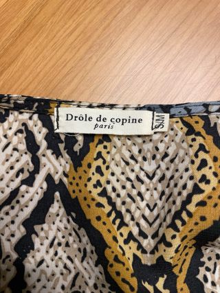 Vestido estampado serpiente