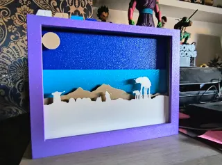 Caja de sombras Star Wars