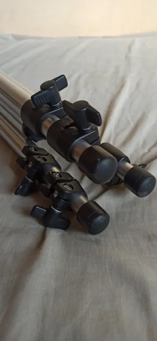 Trípode Manfrotto 144/KF08, rótula 141RC y bolsa