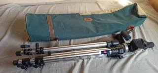 Trípode Manfrotto 144/KF08, rótula 141RC y bolsa