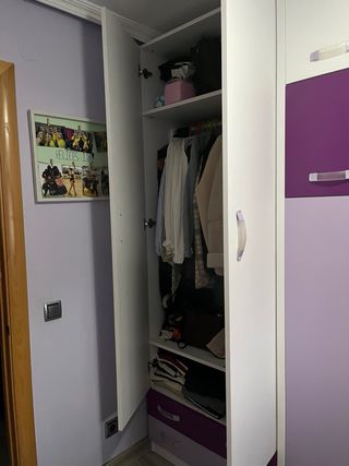 Cama abatible 90 + Armario y cajonera