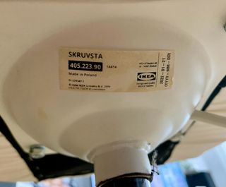 Silla Skruvsta Ikea Blanca Piel Sintética