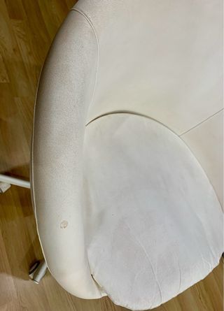 Silla Skruvsta Ikea Blanca Piel Sintética