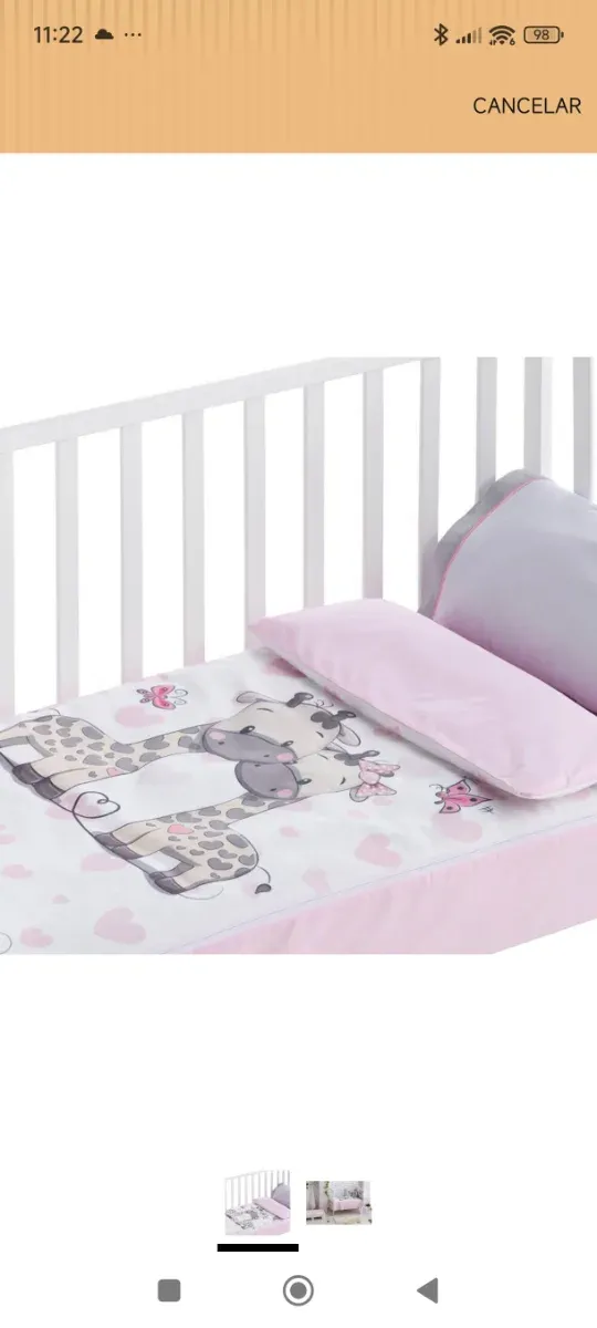 Saco/Funda Nórdica Cuna 60x120 con Cremallera